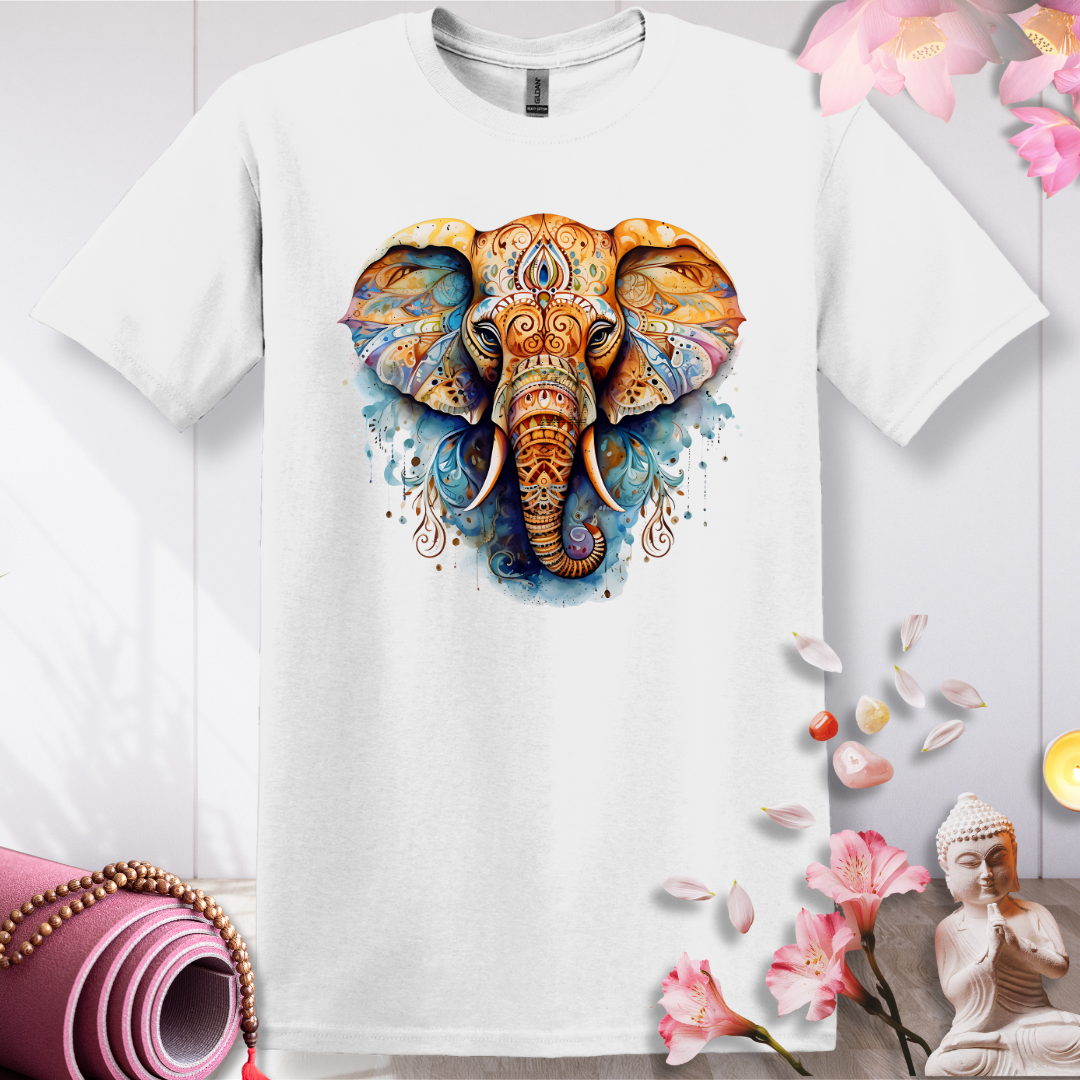 Mystic Elephant Mandala T-shirt