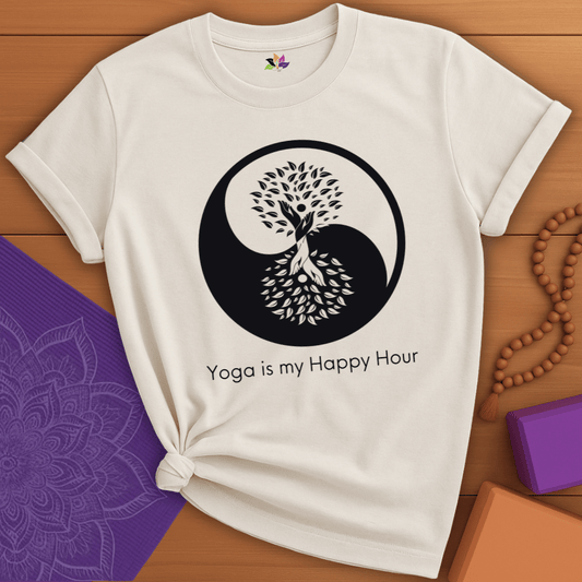 Yin Yang Joy Tree T-shirt