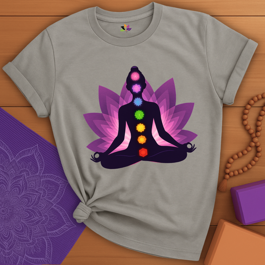 Chakra Lotus Meditate T-shirt