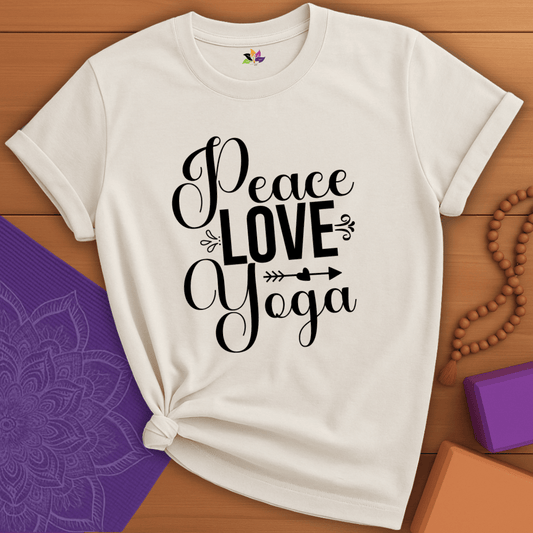 Peace Love Yoga T-shirt