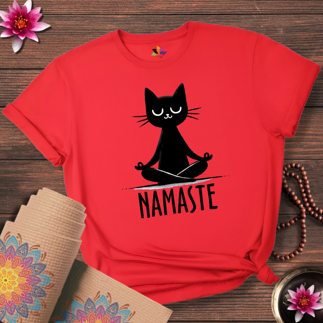 Namaste Cat T-shirt
