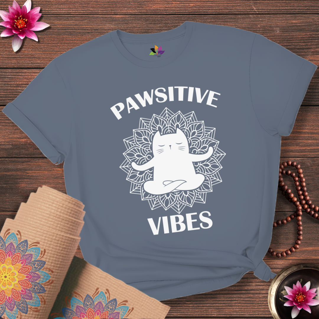 Pawsitive Cat Pose T-shirt