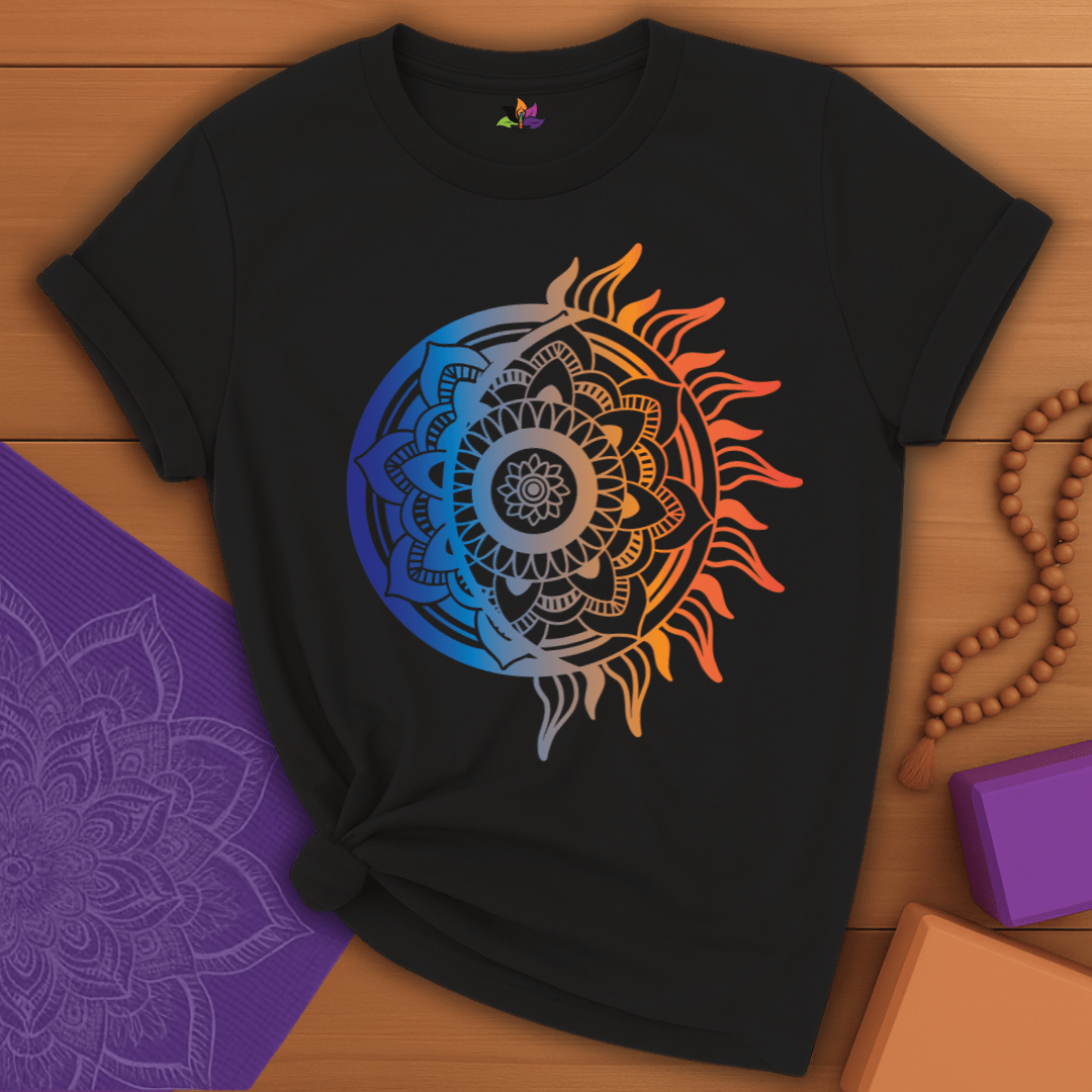 Radiant Sun Mandala T-shirt