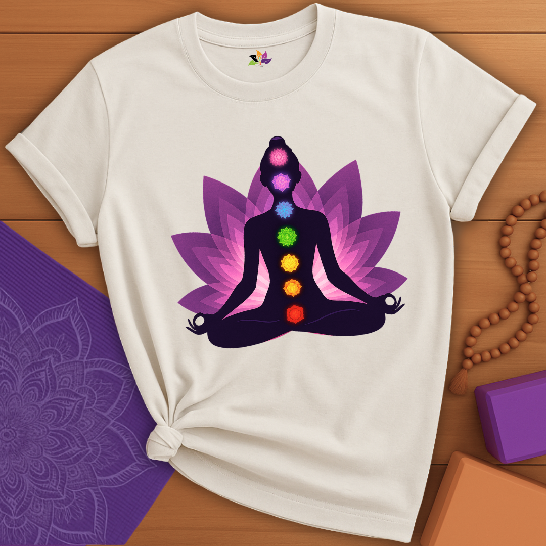 Chakra Lotus Meditate T-shirt