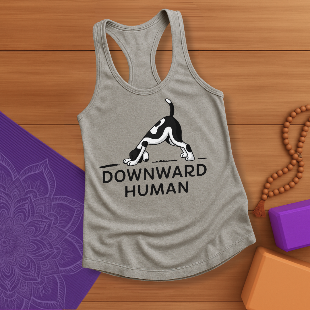 Downward Human Flow Tank Top