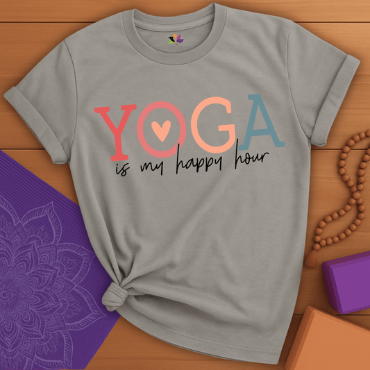 Happy Hour Yoga T-shirt