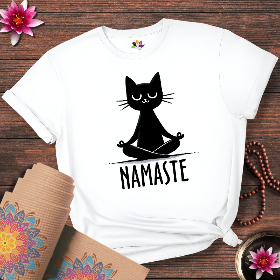 Namaste Cat T-shirt