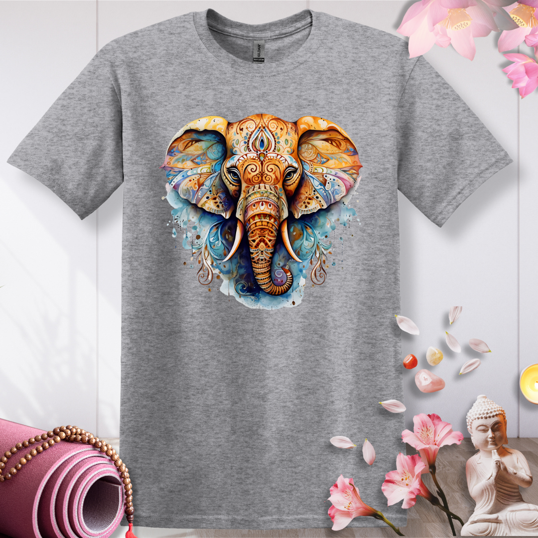 Mystic Elephant Mandala T-shirt