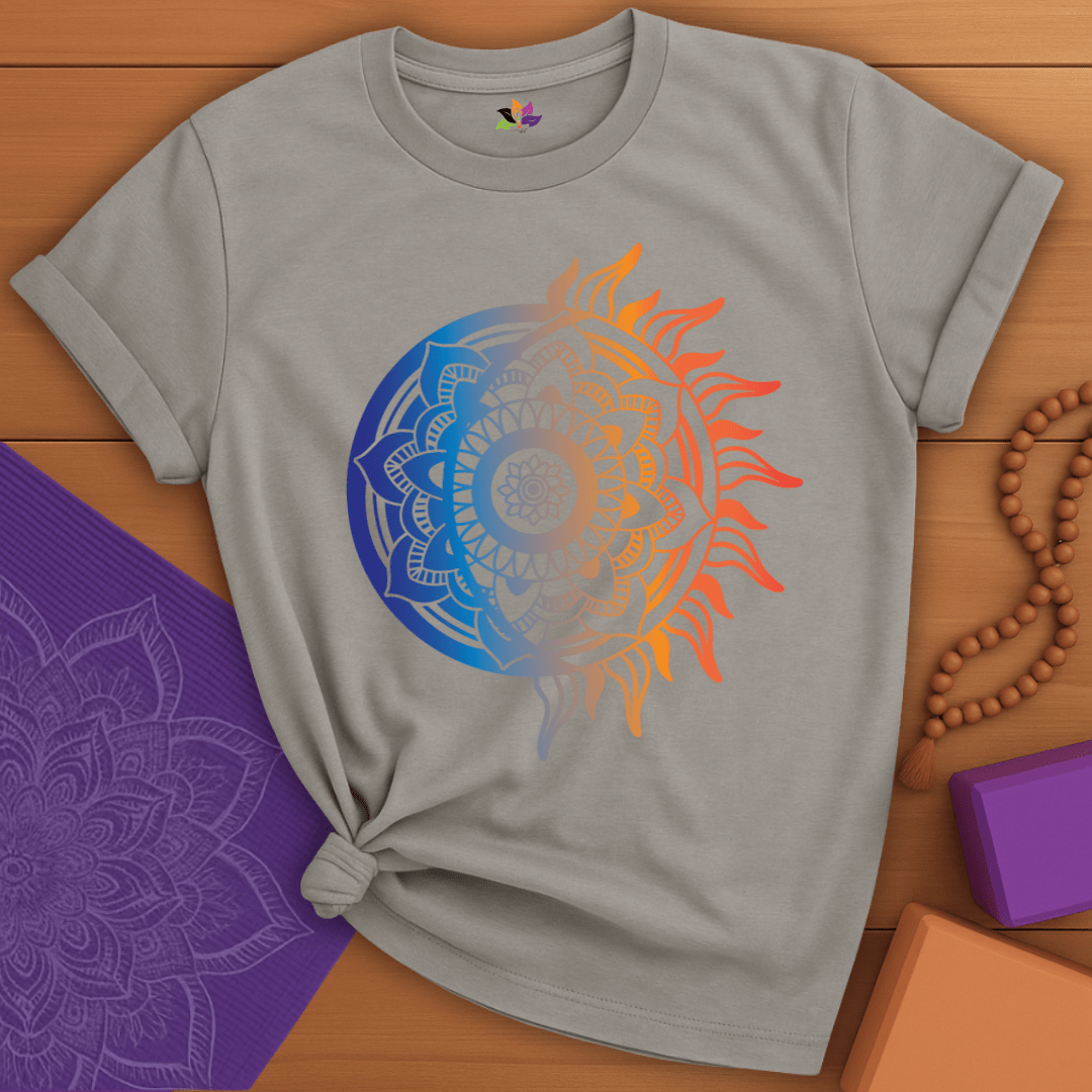 Radiant Sun Mandala T-shirt