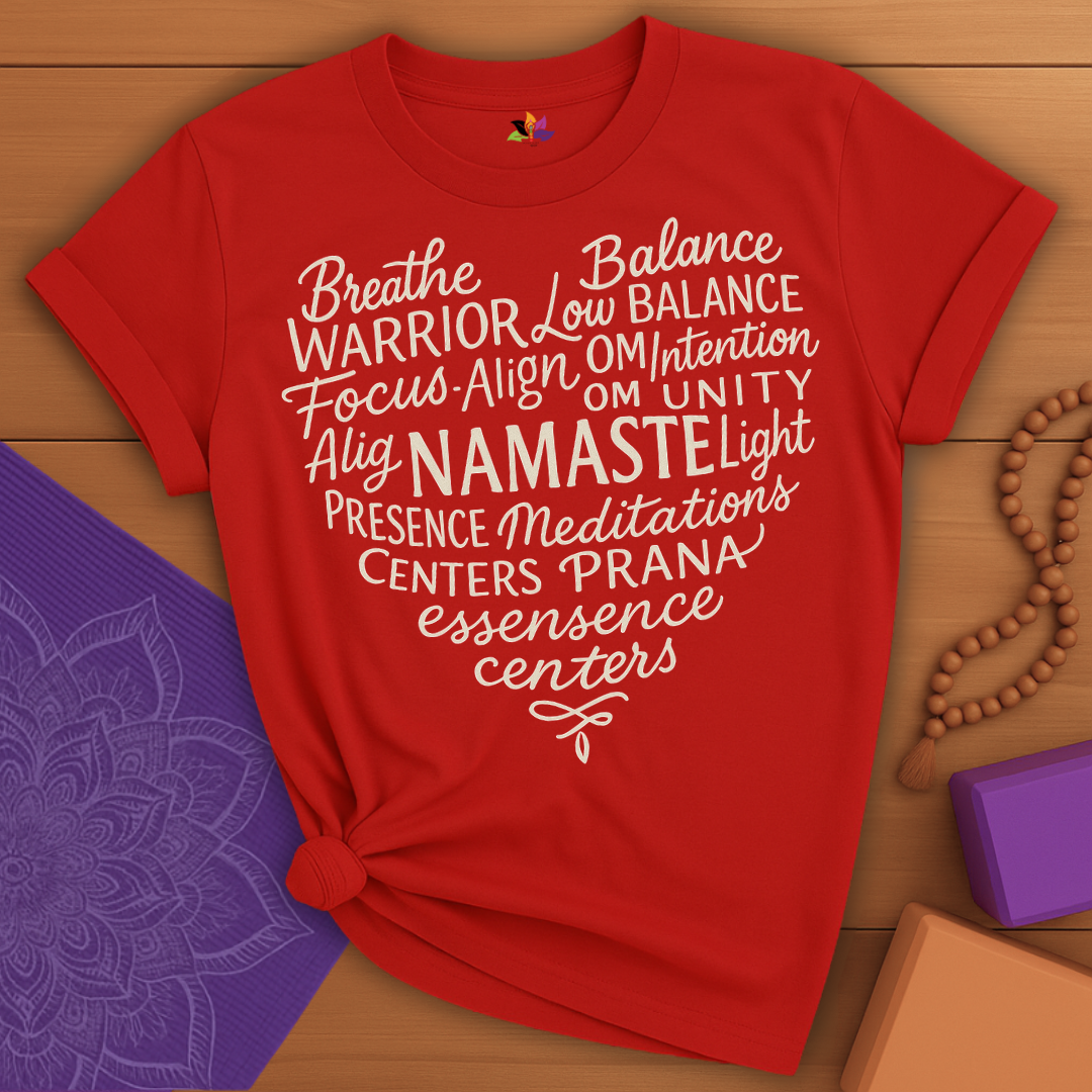 Heart Namaste T-shirt
