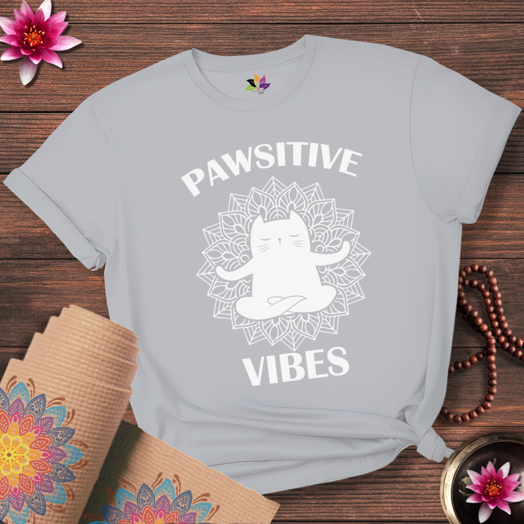 Pawsitive Cat Pose T-shirt