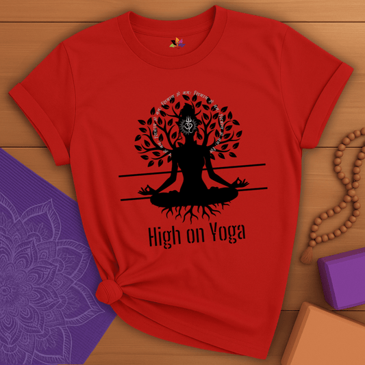 High on Yoga T-shirt