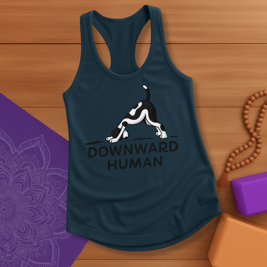Downward Human Flow Tank Top