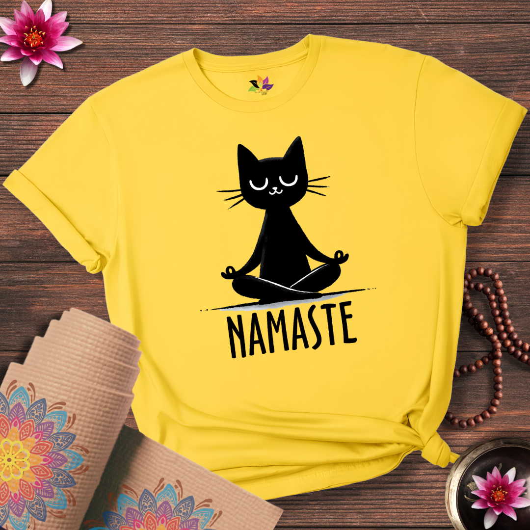 Namaste Cat T-shirt