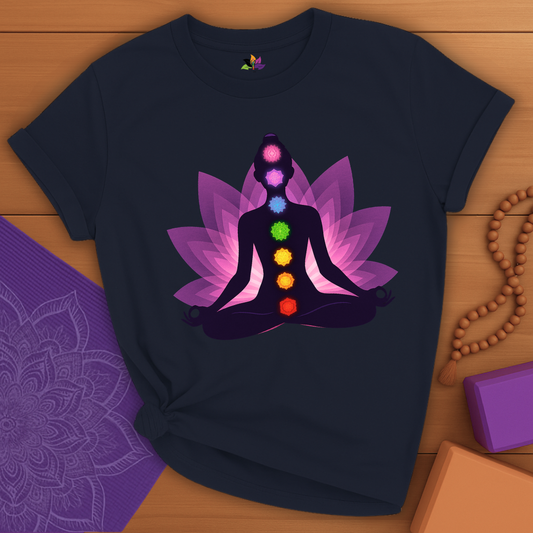 Chakra Lotus Meditate T-shirt