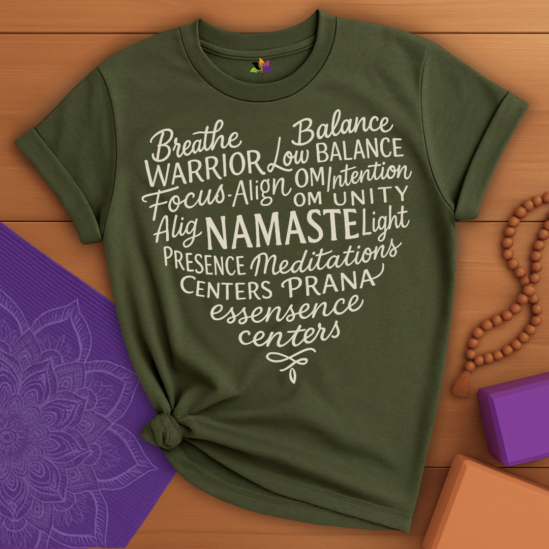 Heart Namaste T-shirt