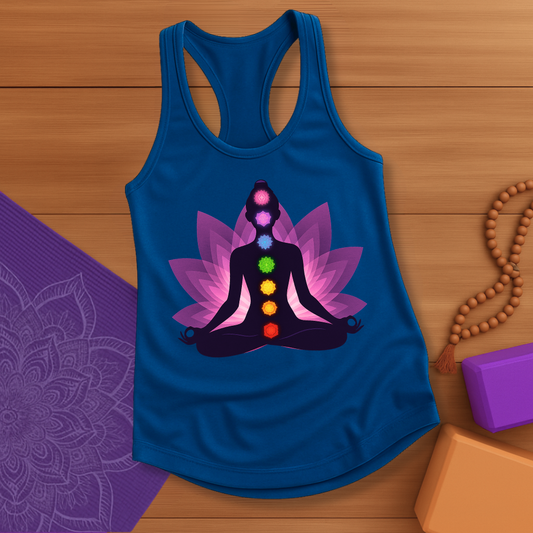 Chakra Lotus Meditate Tank Top
