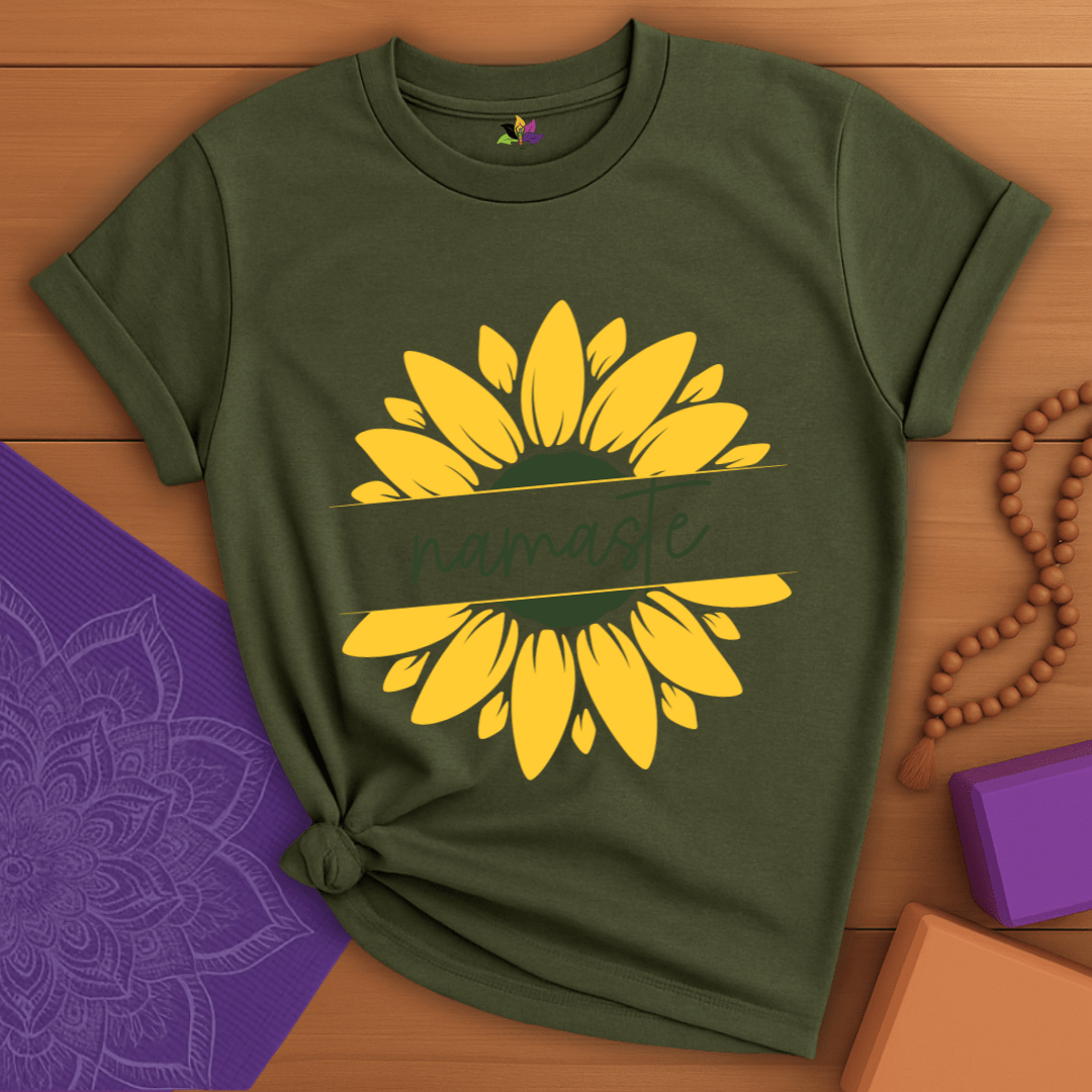 Sunflower Namaste Glow T-shirt