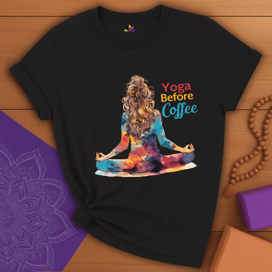 Pre-Coffee Pose T-shirt