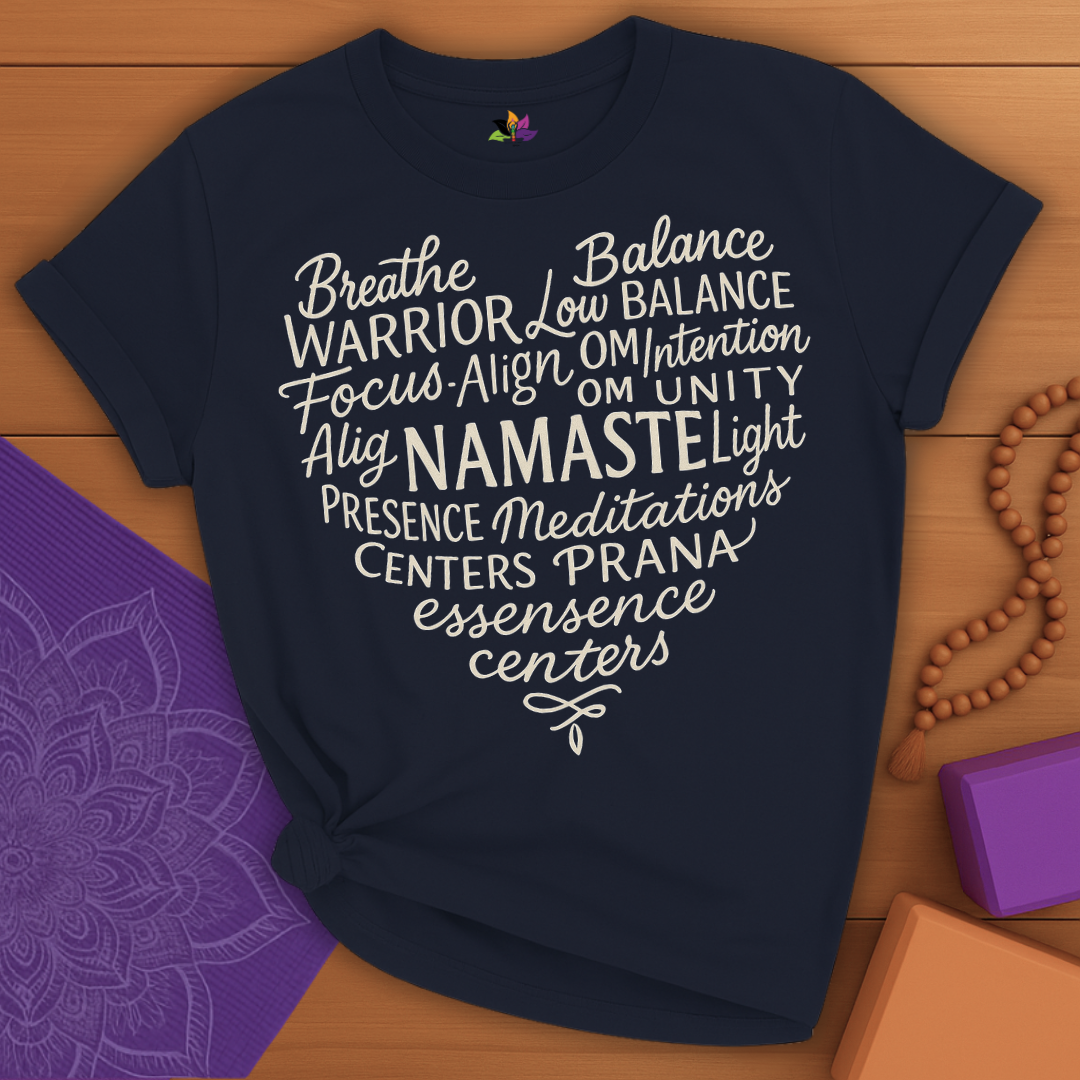 Heart Namaste T-shirt