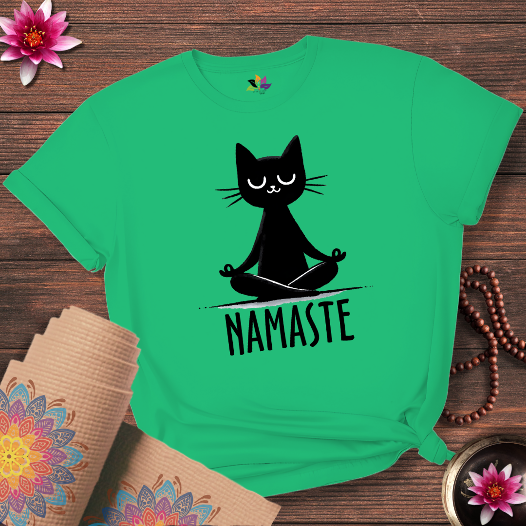 Namaste Cat T-shirt