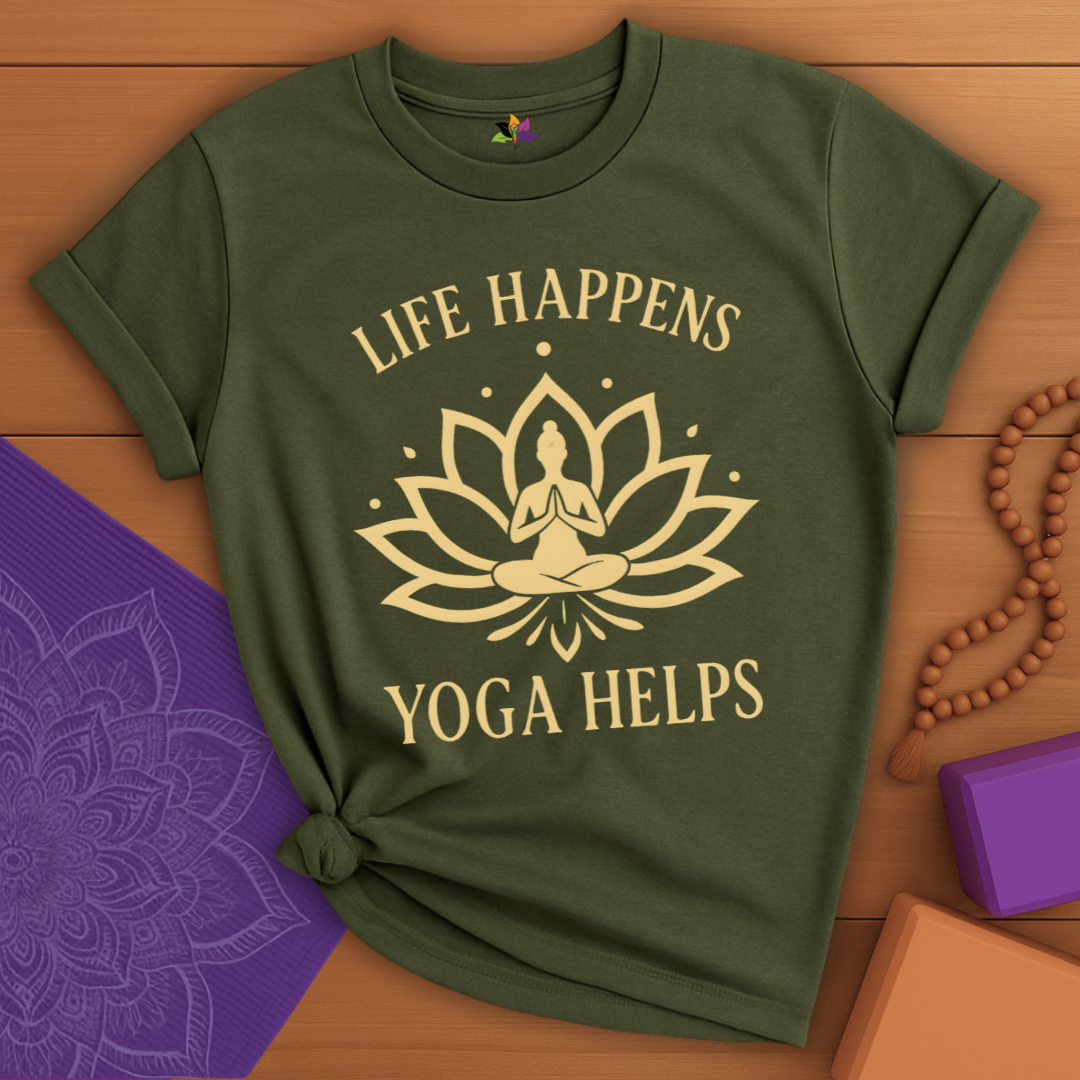 Life and Yoga T-shirt