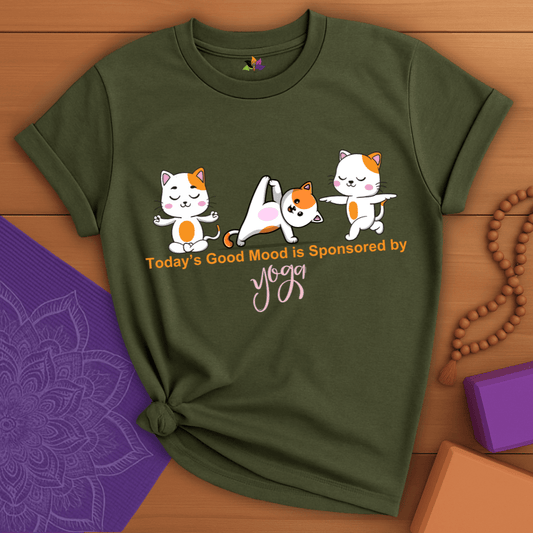Yoga Kitty Mood T-shirt