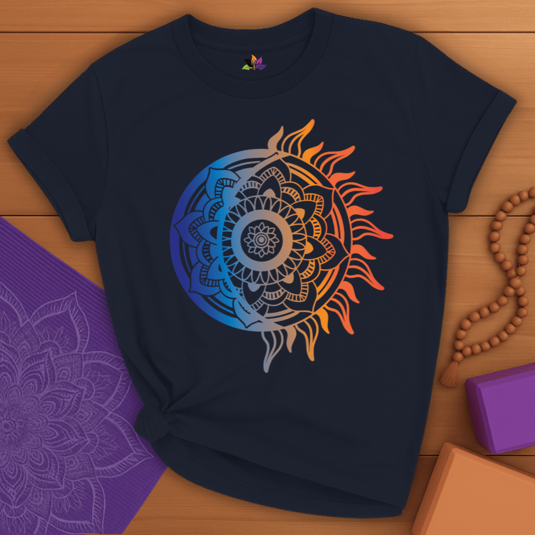 Radiant Sun Mandala T-shirt