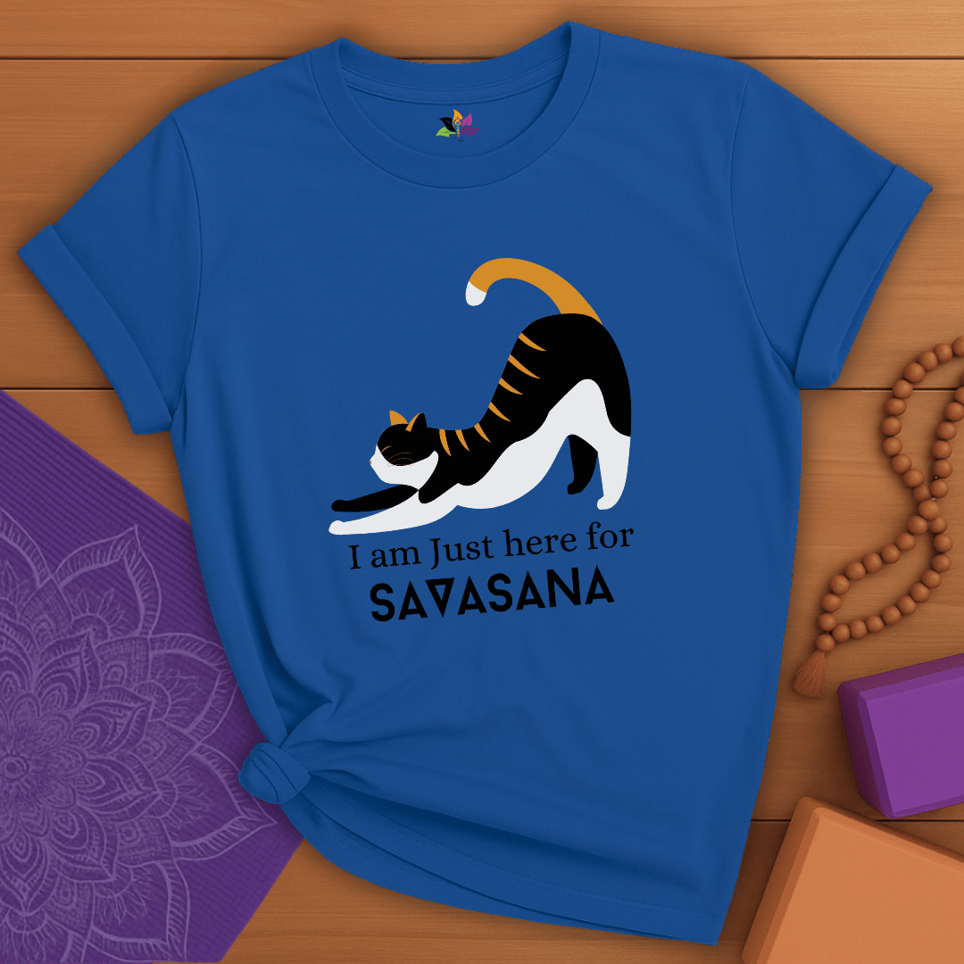 Purrfect Savasana Cat T-shirt