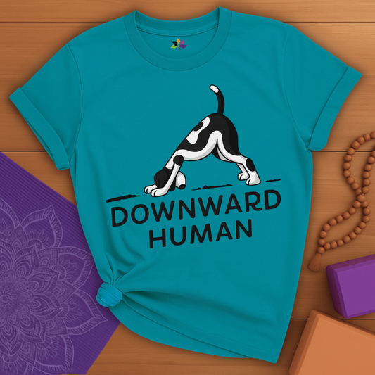 Downward Human Flow T-shirt