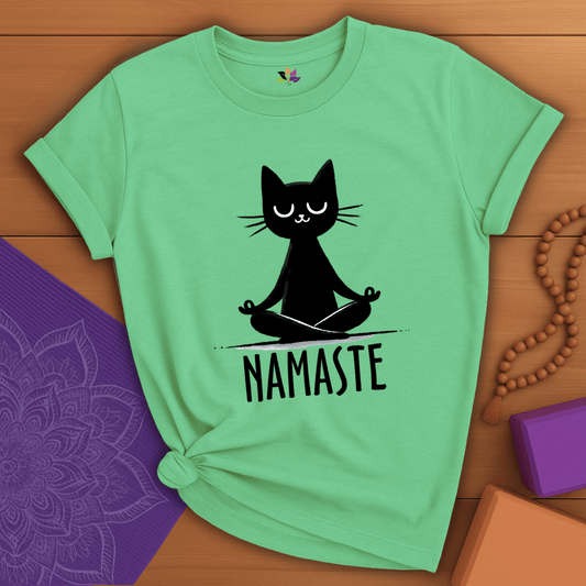 Namaste Cat T-shirt