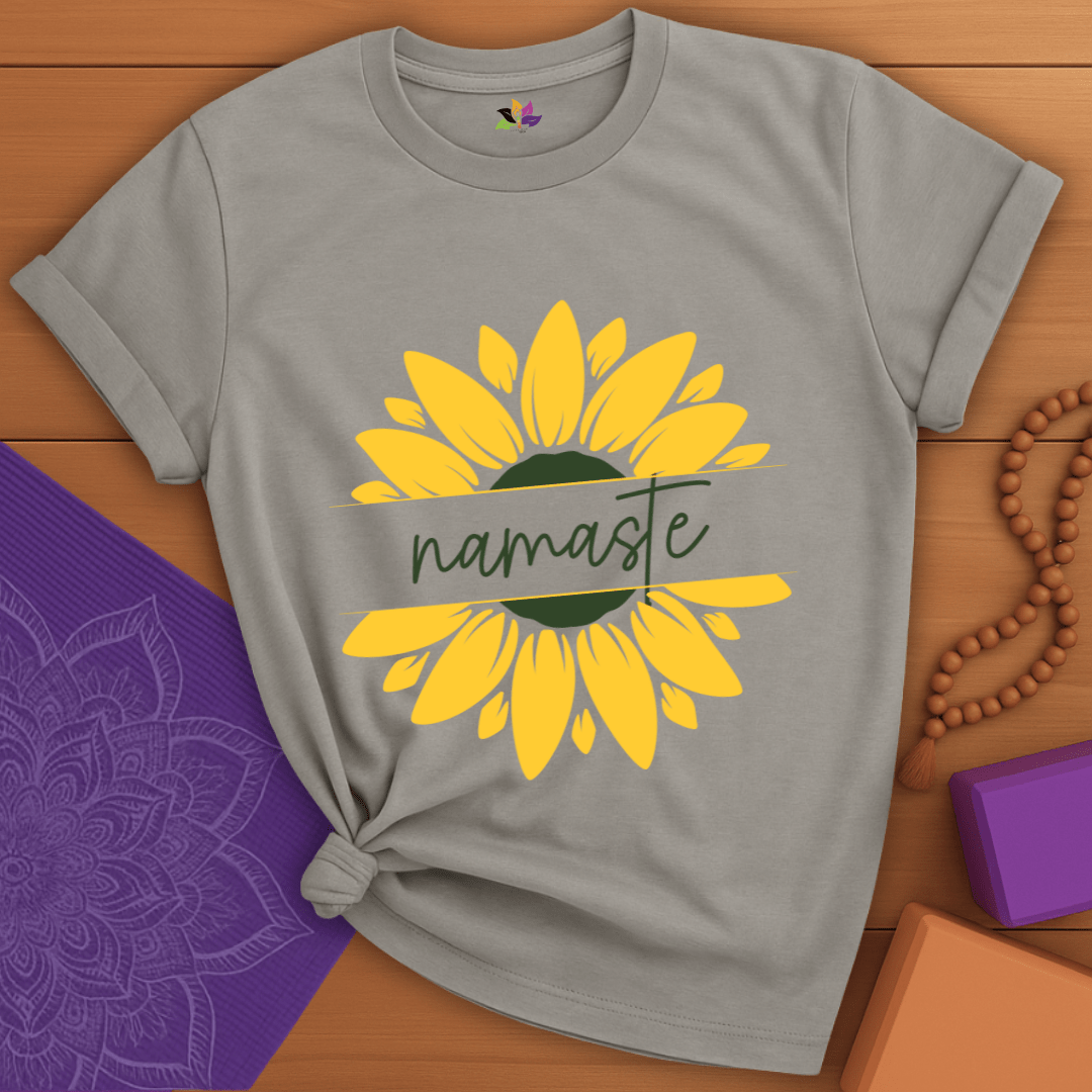 Sunflower Namaste Glow T-shirt