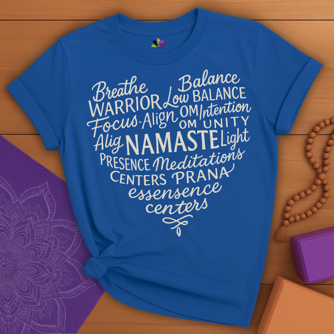 Heart Namaste T-shirt