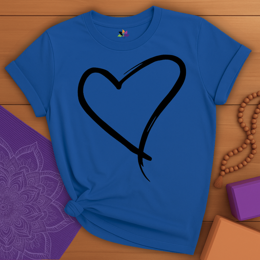 Brushstroke Heart T-shirt
