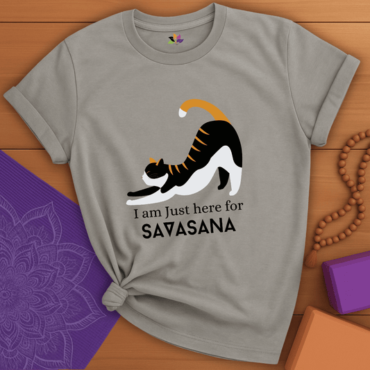 Purrfect Savasana Cat T-shirt