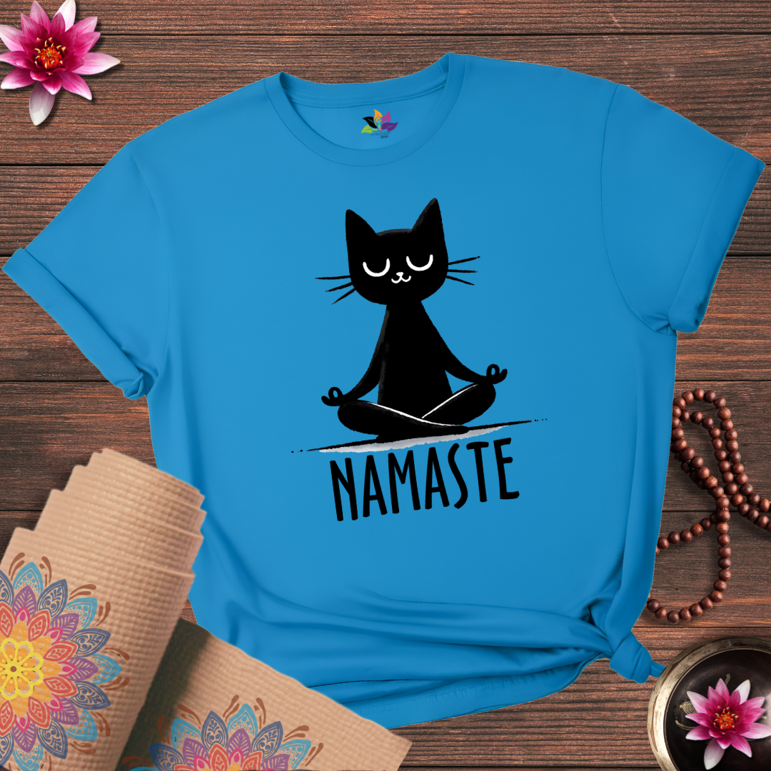 Namaste Cat T-shirt