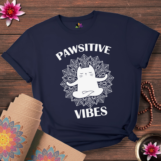 Pawsitive Cat Pose T-shirt