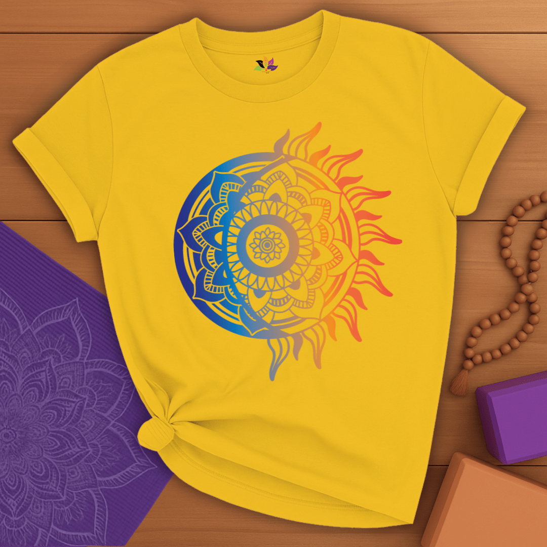 Radiant Sun Mandala T-shirt