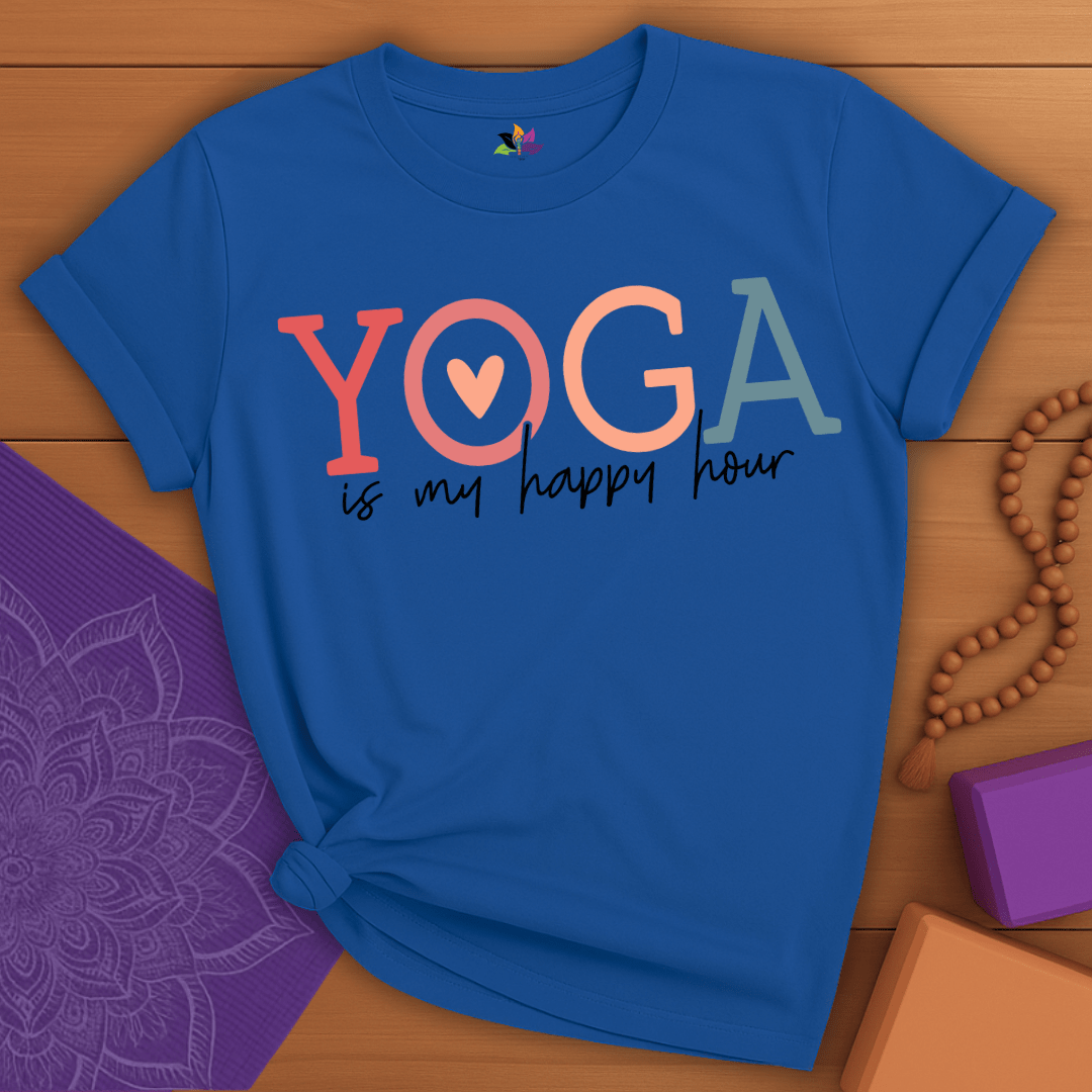 Happy Hour Yoga T-shirt