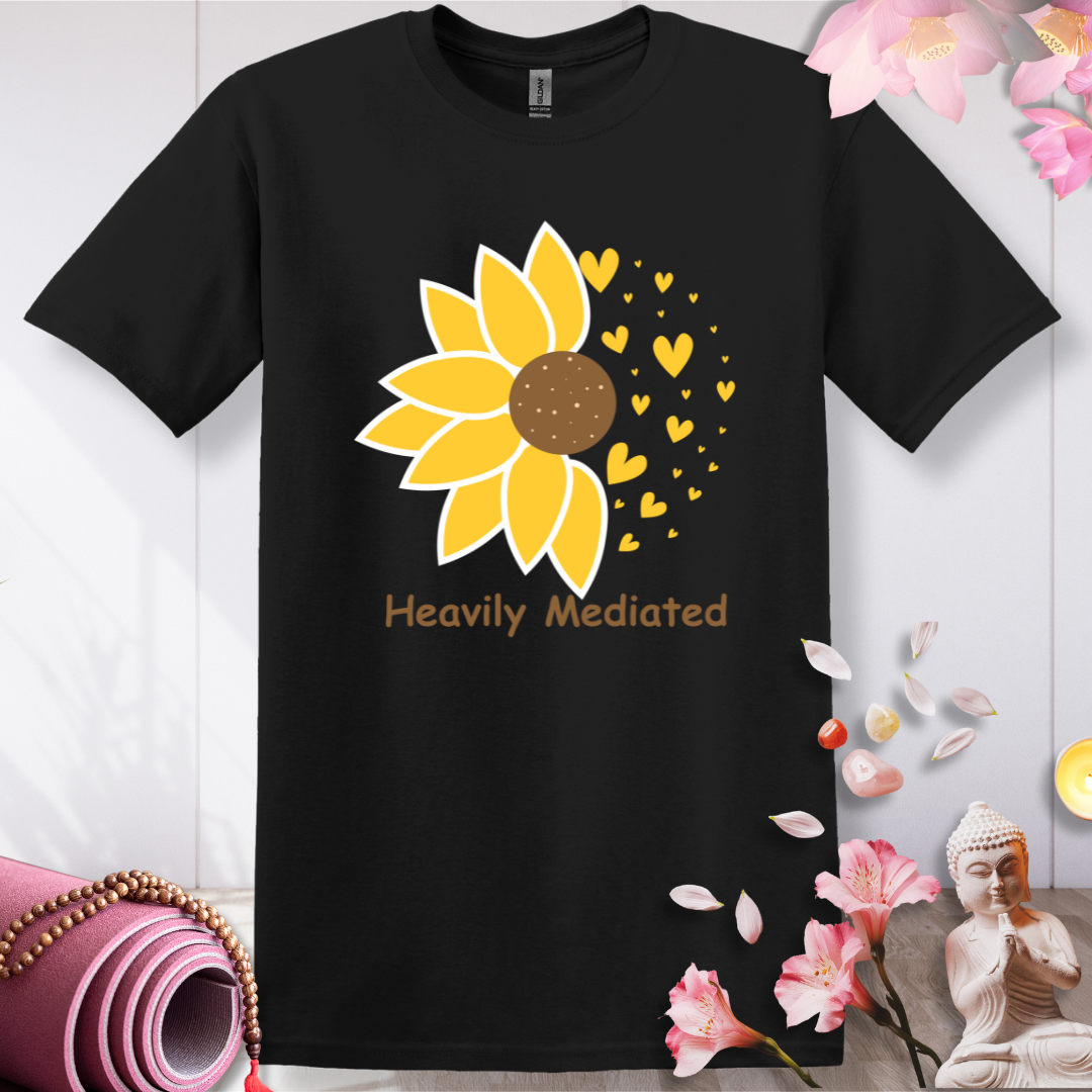 Heavily Mediated Sunflower T-shirt