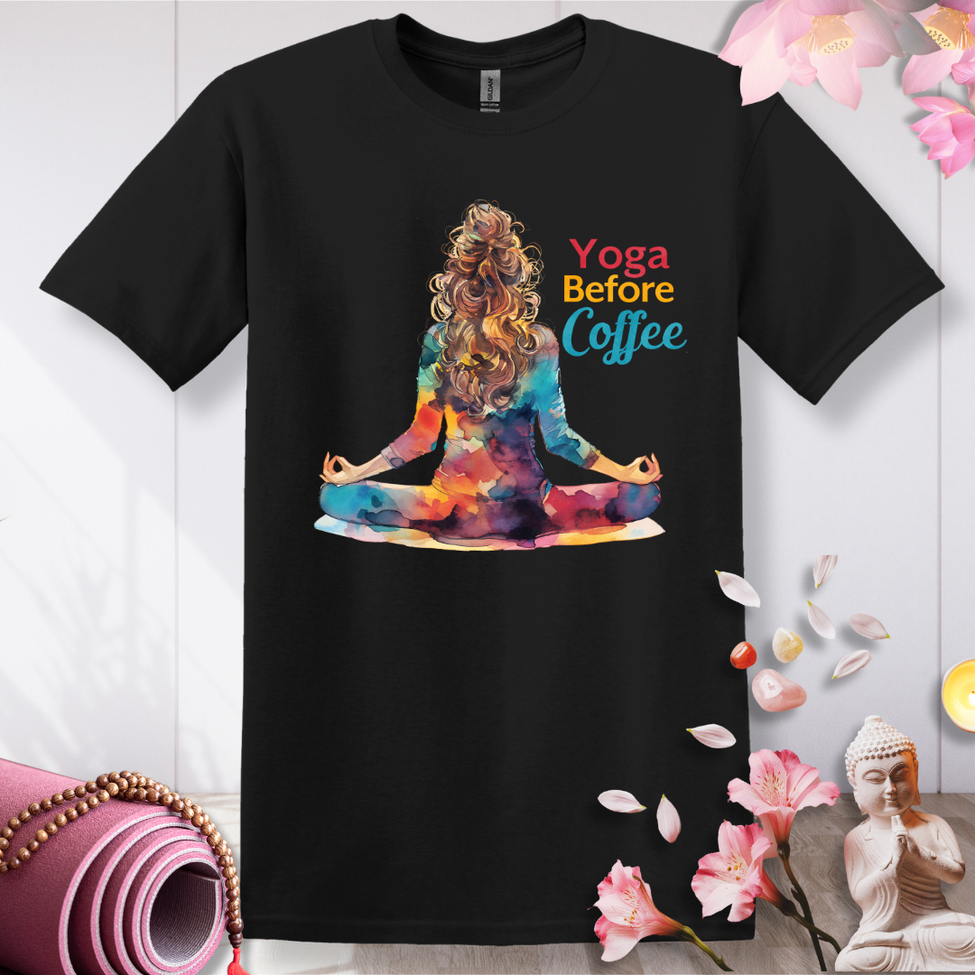 Pre-Coffee Pose T-shirt