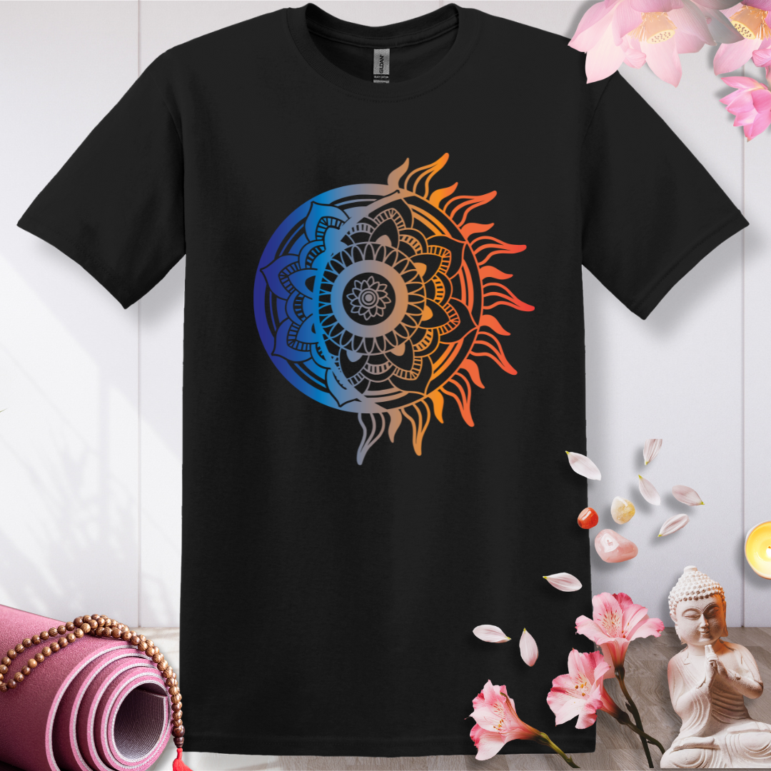 Radiant Sun Mandala T-shirt