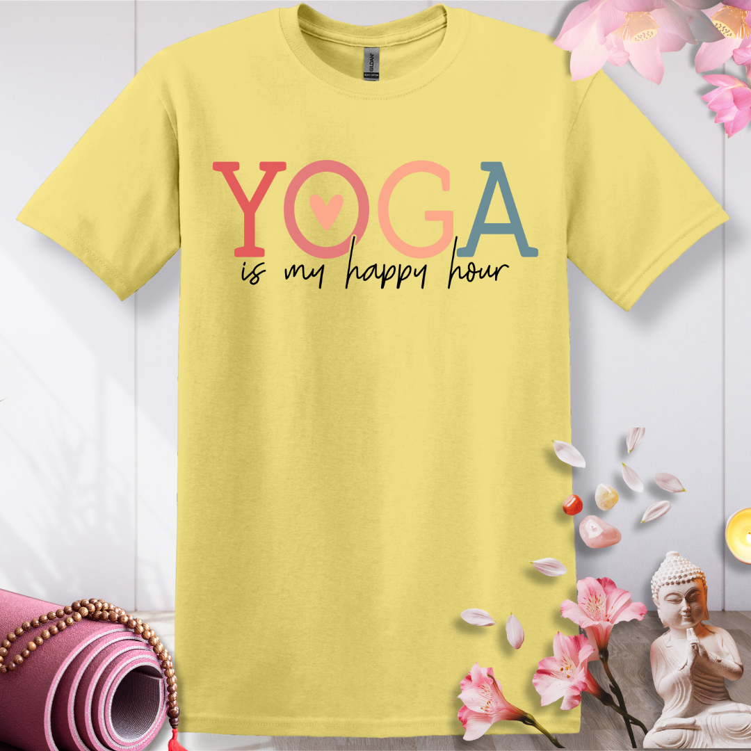 Happy Hour Yoga T-shirt