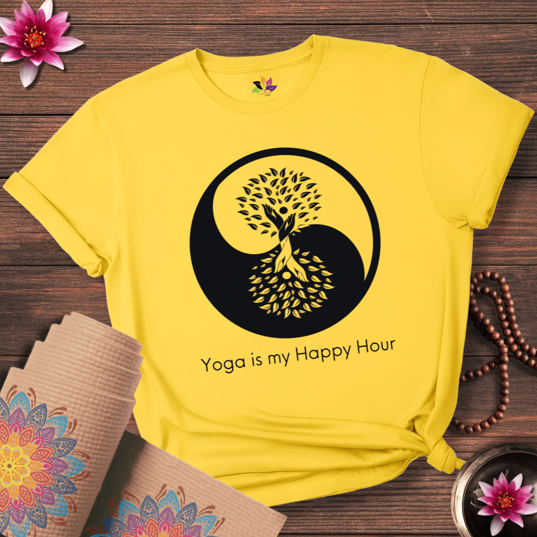 Yin Yang Joy Tree T-shirt