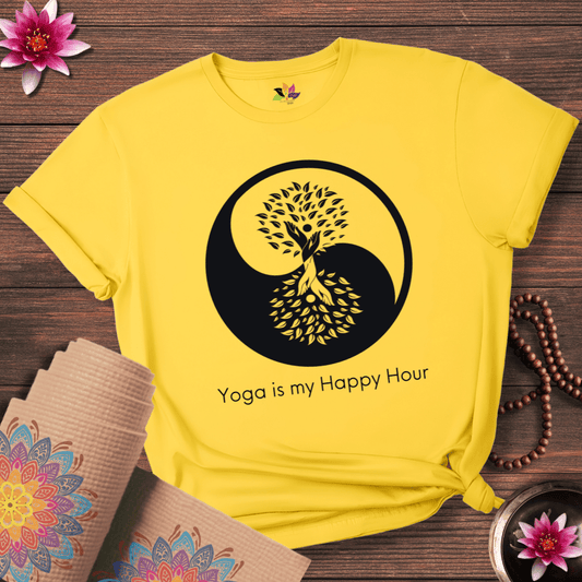 Yin Yang Joy Tree T-shirt
