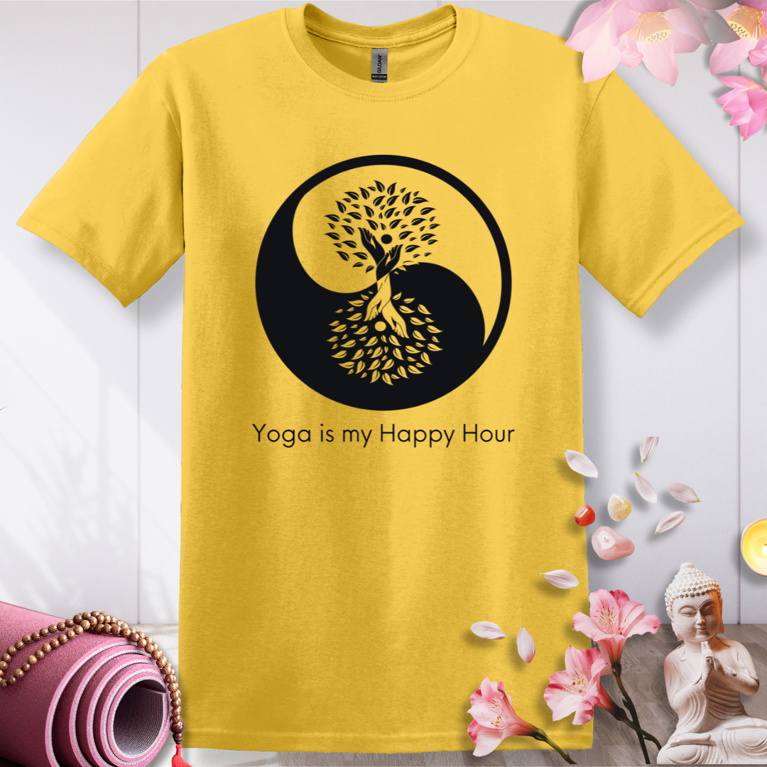 Yin Yang Joy Tree T-shirt