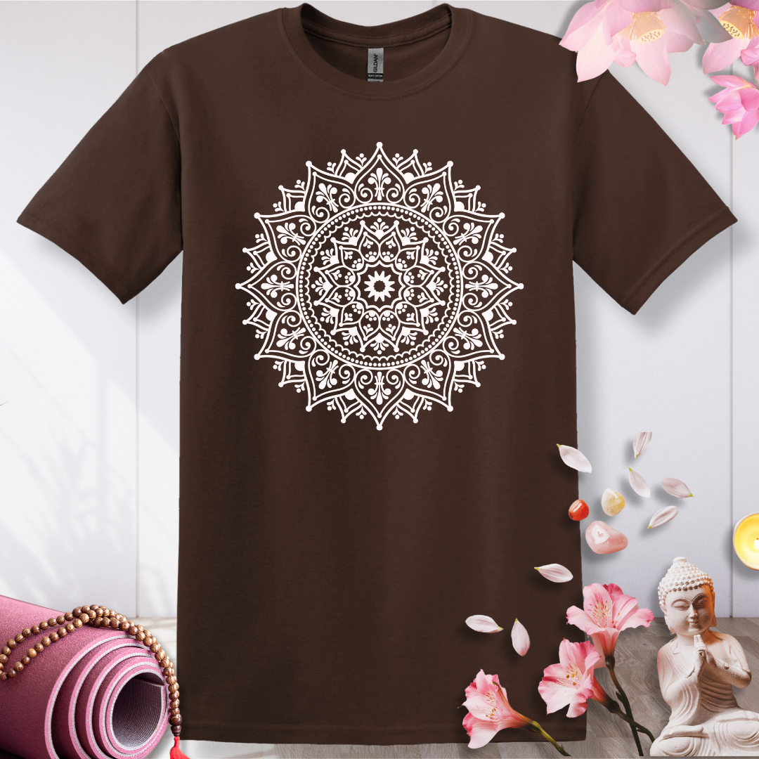 White Radiance Mandala T-shirt