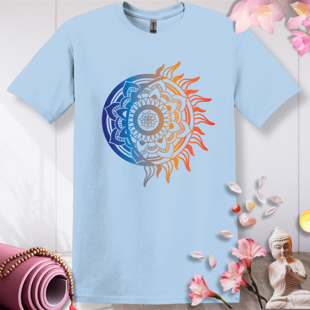 Radiant Sun Mandala T-shirt