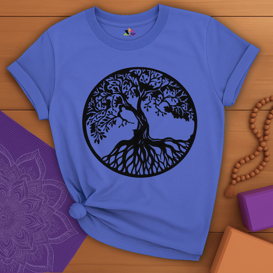 Rooted Tree Circle T-shirt