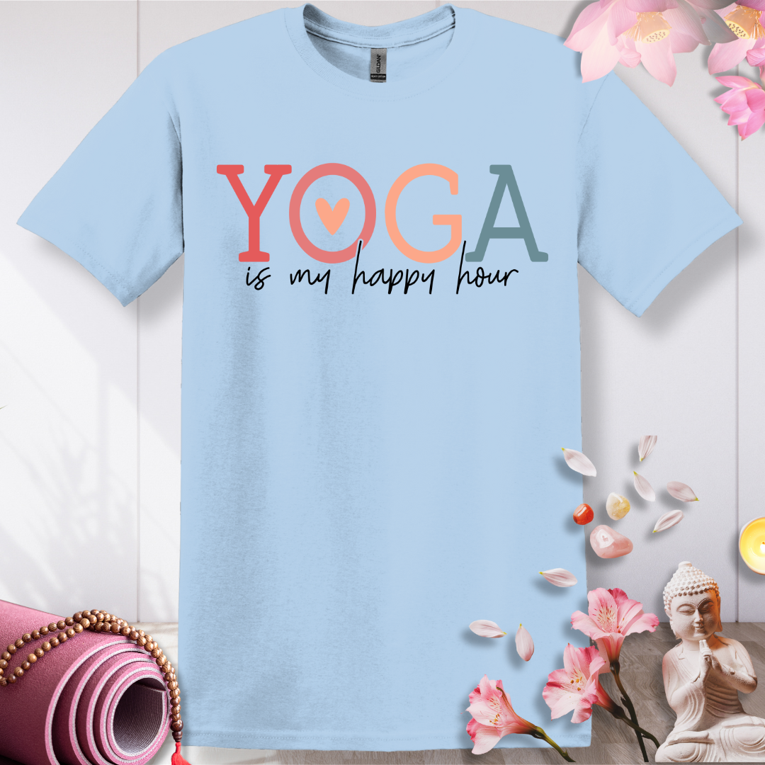 Happy Hour Yoga T-shirt